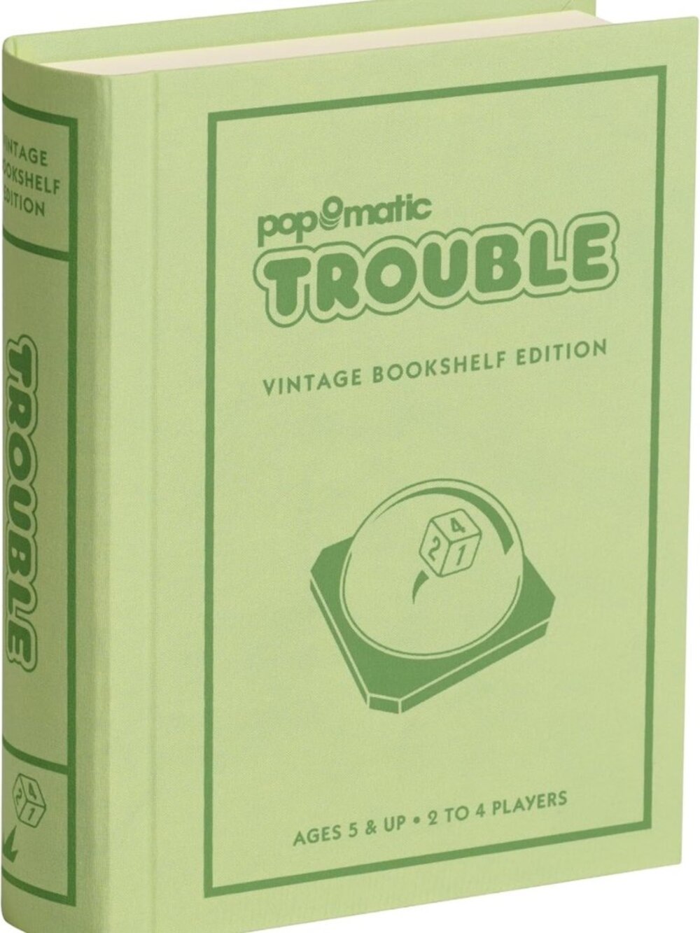 Vintage Classic Family Board Game - Trouble Bookshelf Edition, Fun for All Ages